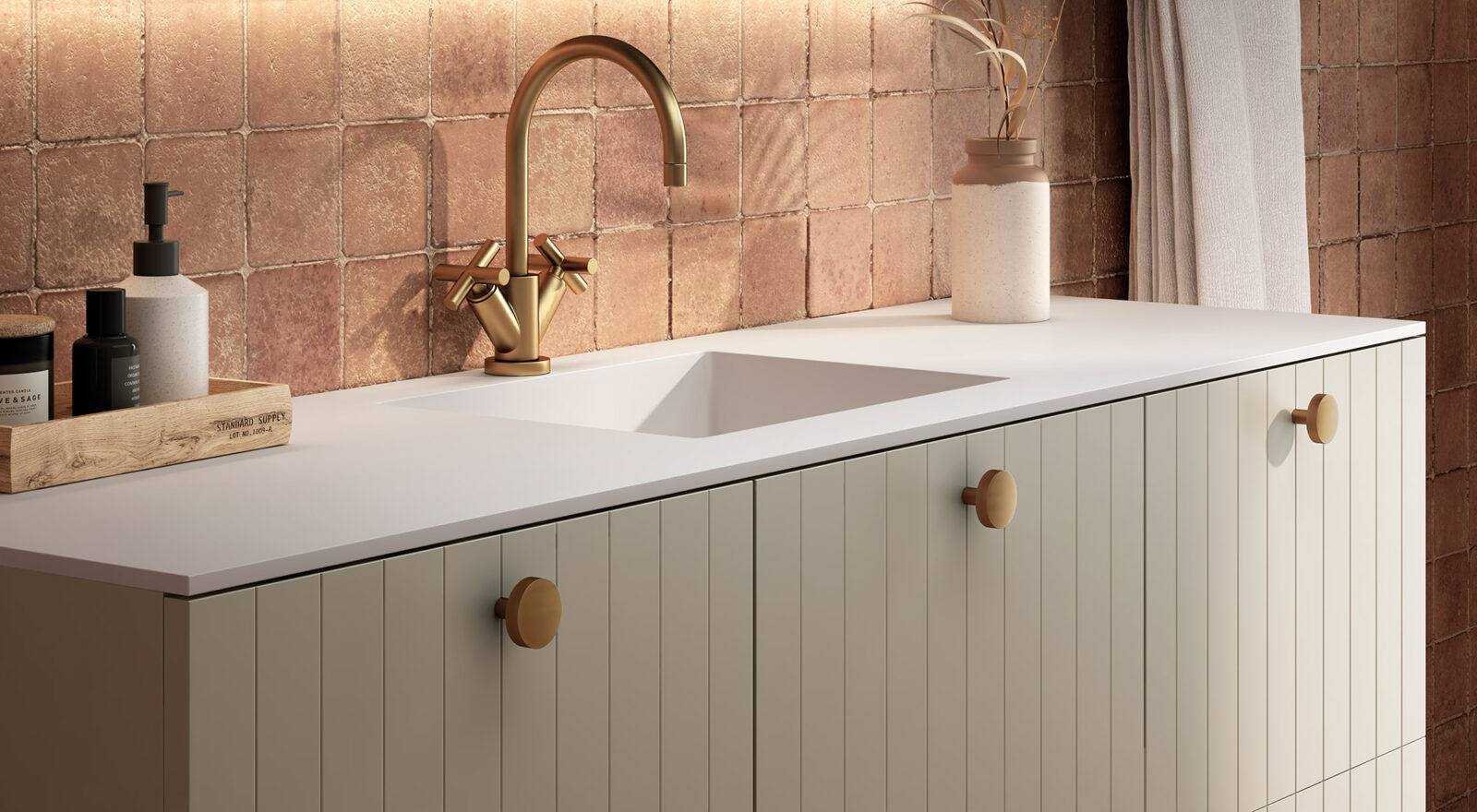 Vital bathroom: a timeless classic inspired by nature