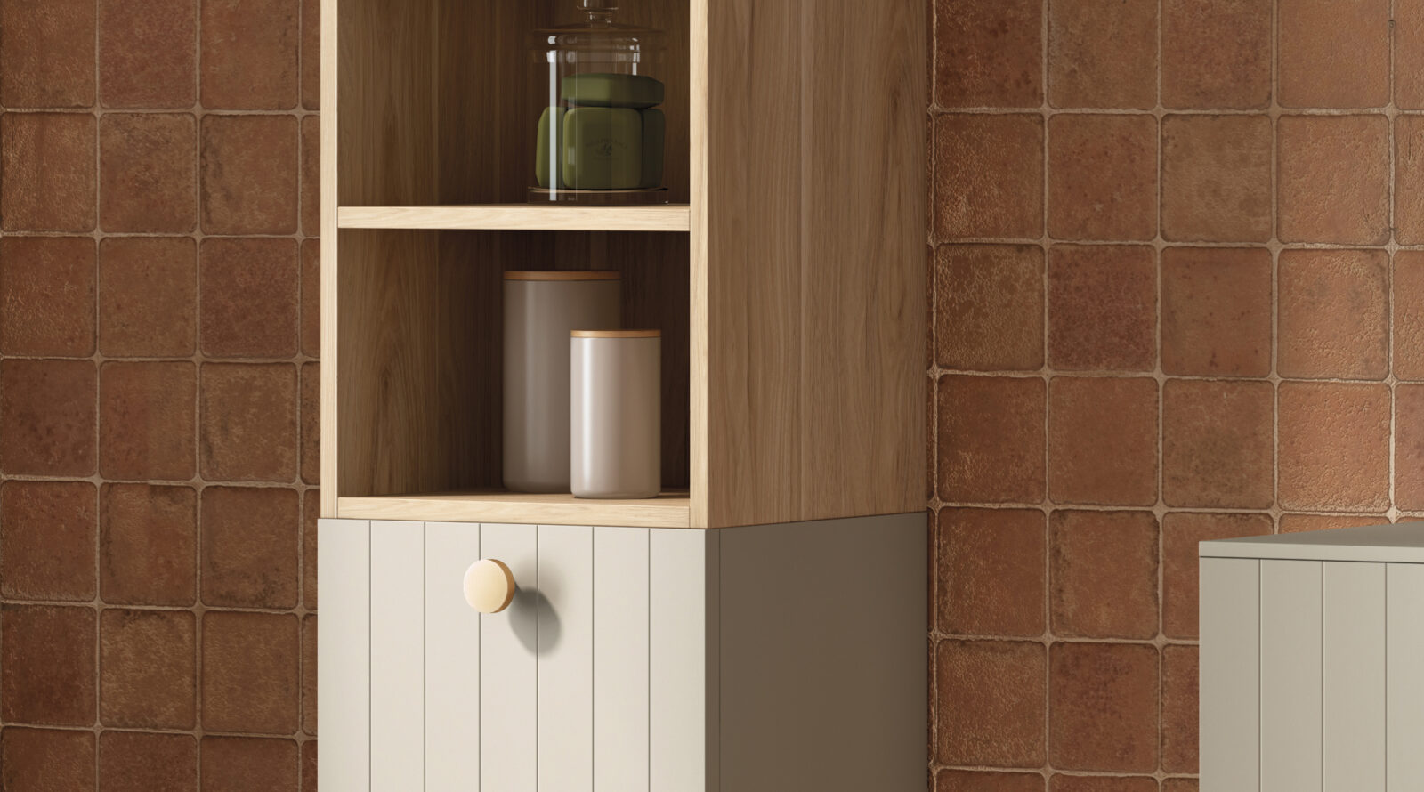 Natural wood as a unifying element