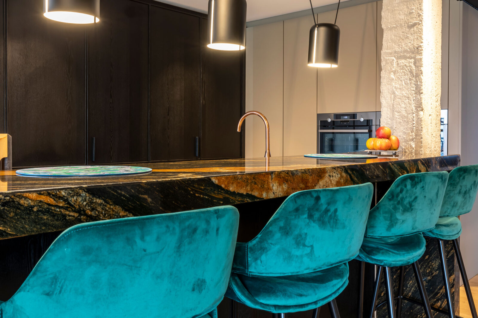 A Dark Wood Kitchen: Where Design Conceals