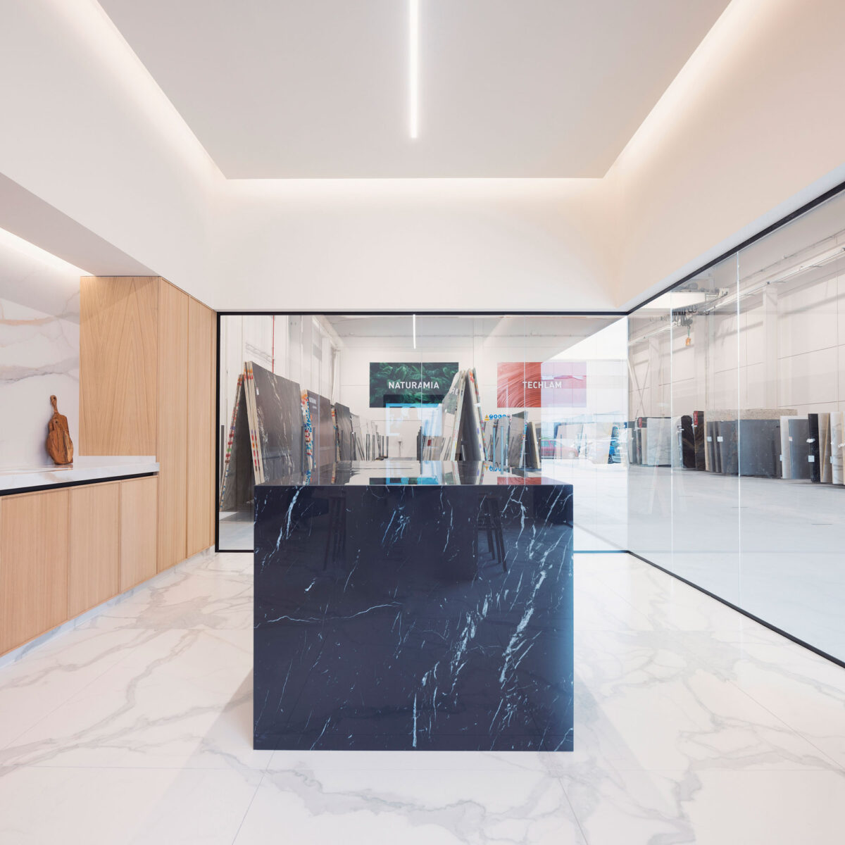 Kitchens for Levantina’s Stone Center in Barcelona